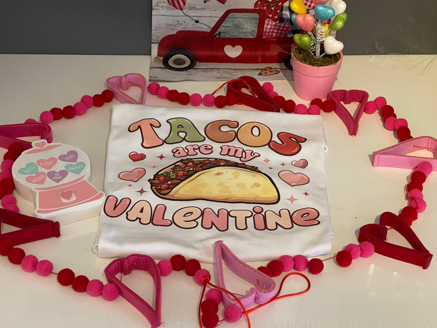 Tacos are my Valentine Crewneck